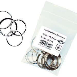 WEDO Anneaux porte-clé en métal, en sachet