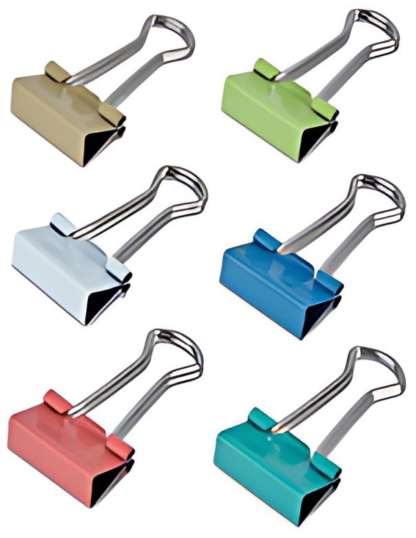 MAUL Pince double clip mauly 214, largeur: 19 mm, rouge