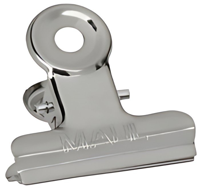 MAUL Pince-lettres en métal, couleur: nickel, largeur: 50 mm