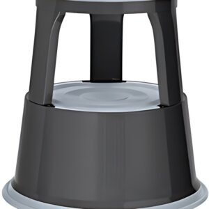 WEDO Tabouret marchepied, en métal, RAL 7035, gris lumière