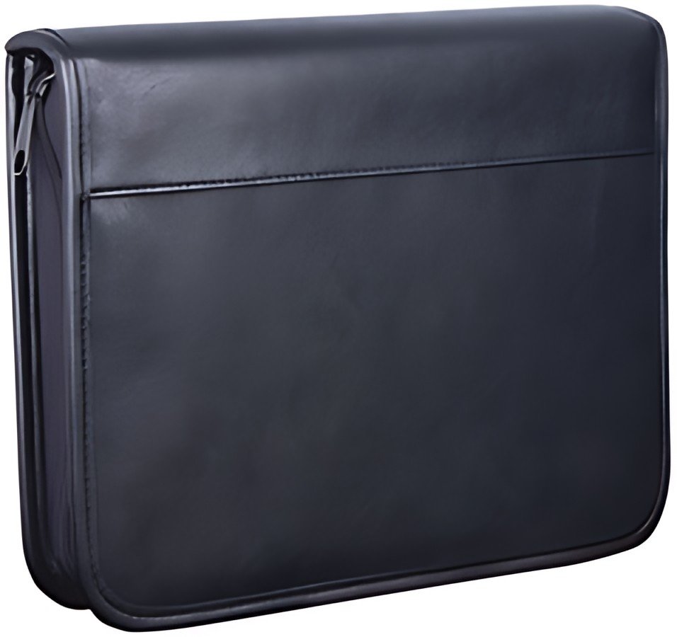 WEDO Porte-documents, A5, en similicuir, noir