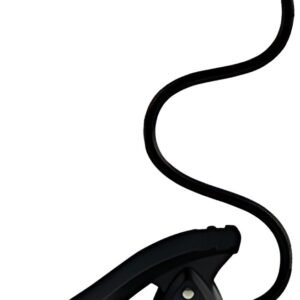 WEDO Lampe de lecture LED avec clip, mobile, 1 LED, noir
