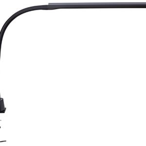MAUL Lampe de bureau à LED MAULpirro, avec pince, noir