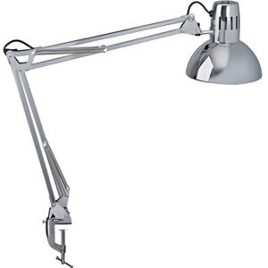MAUL Lampe de bureau MAULstudy chrome, sans ampoule