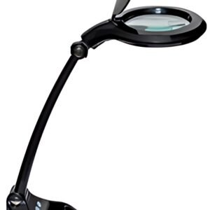 MAUL Lampe loupe à LED MAULiris, dimmable, noir
