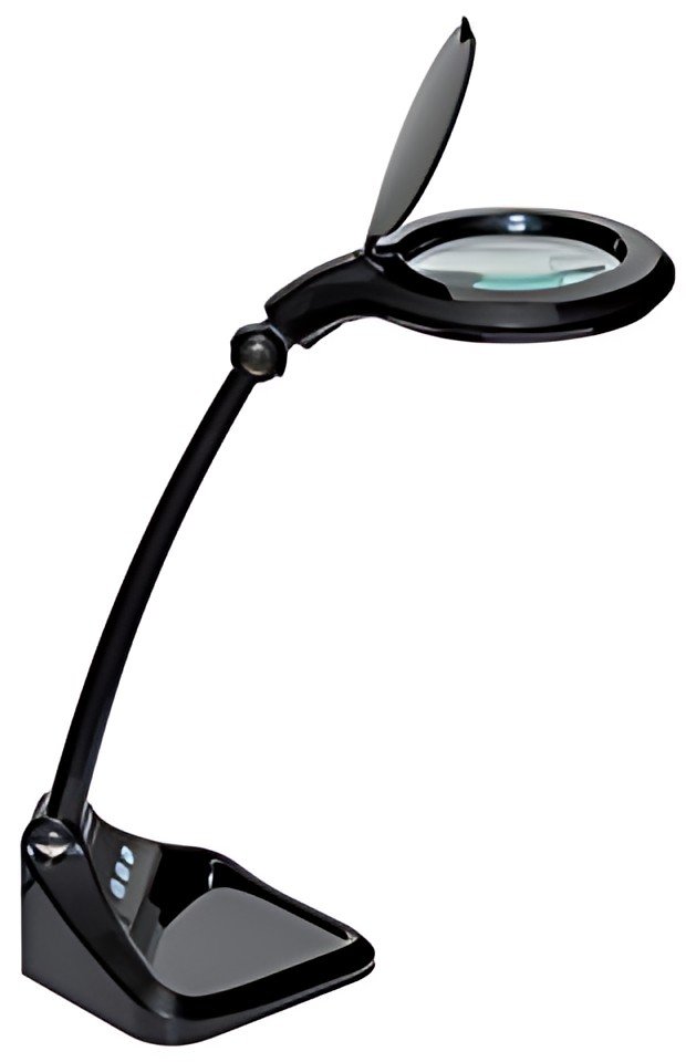 MAUL Lampe loupe à LED MAULiris, dimmable, noir