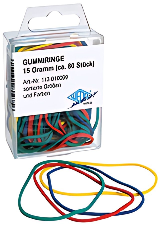 WEDO Bracelets caoutchouc, assorti, mix de tailles