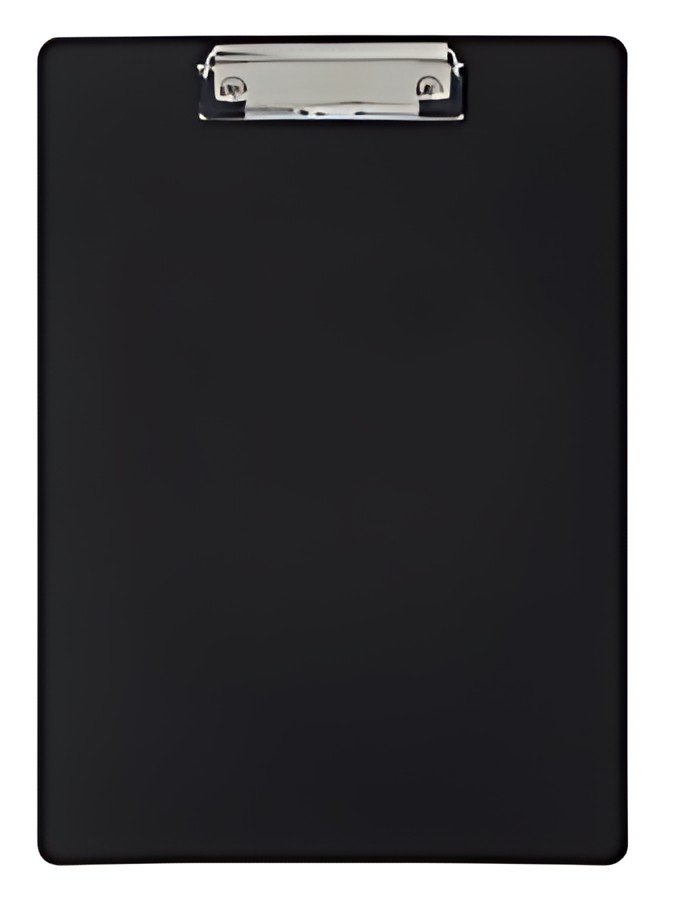MAUL Porte-bloc à pince en plastique PP, A4, noir