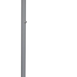MAUL Lampadaire à LED MAULjuvis, dimmable, socle, argent