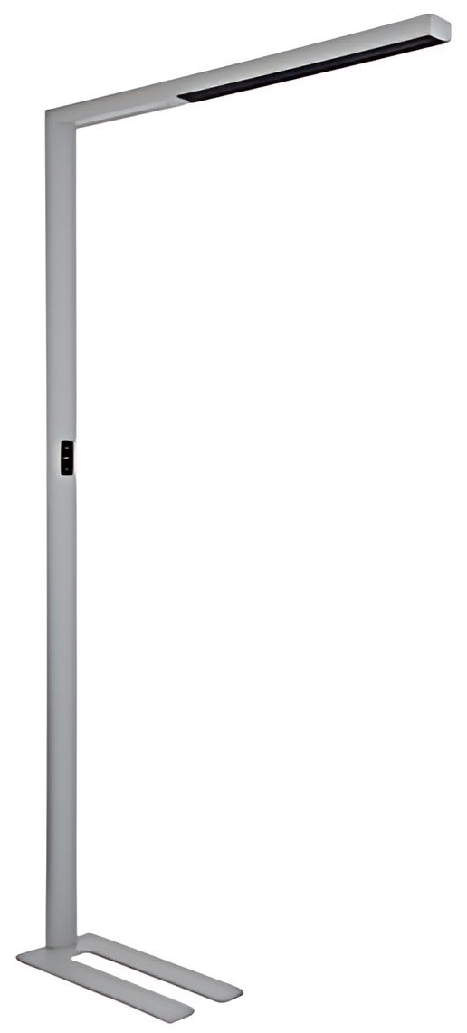 MAUL Lampadaire à LED MAULsirius sensor, dimmable, argent