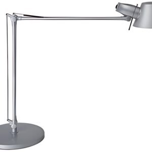 MAUL Lampe de bureau à LED MAULrock, socle, argent