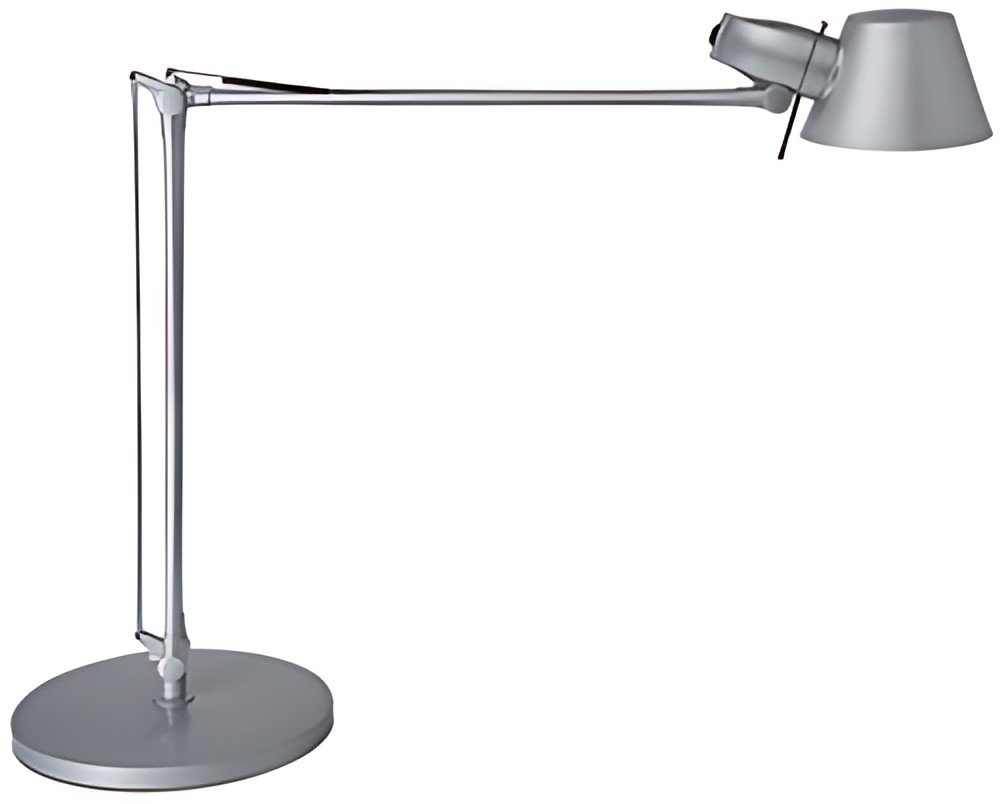 MAUL Lampe de bureau à LED MAULrock, socle, argent