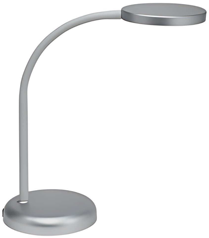 MAUL Lampe de bureau à LED MAULjoy, socle, argent