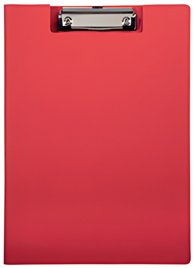 MAUL Porte-bloc à pince MAULbalance, carton, rouge