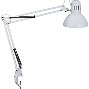 MAUL Lampe de bureau à LED MAULstudy, avec pince, blanc