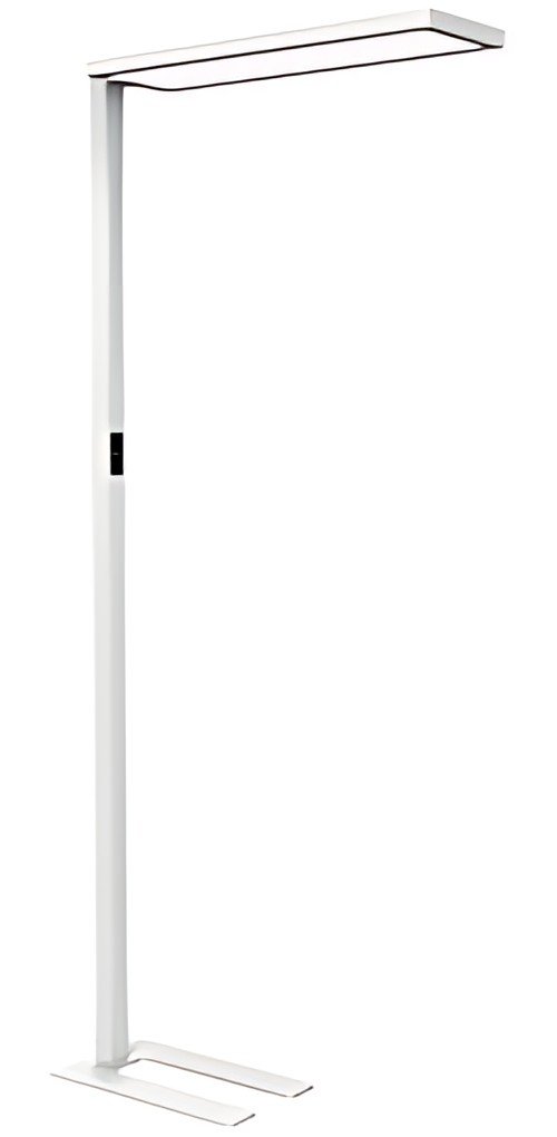 MAUL Lampadaire à LED MAULsenja, variateur, blanc