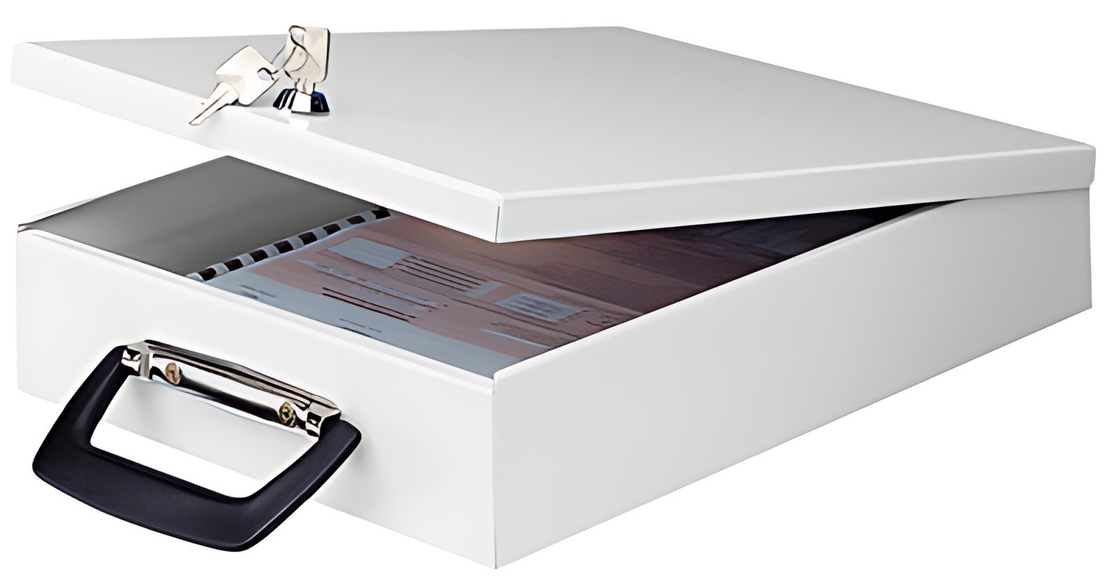 WEDO Caissette de documents, A4, avec poignée de valise