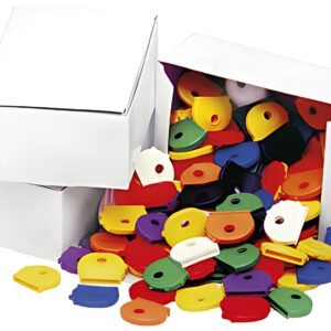 WEDO Protections rondes pour clés, carton de 100 pièces