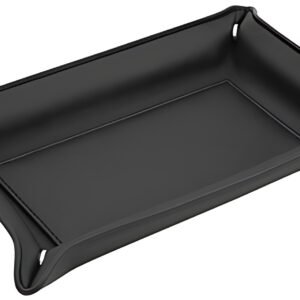 WEDO Vide-poches, en simili-cuir, noir