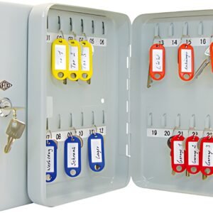 WEDO Armoire à clés pour 24 clés, gris clair