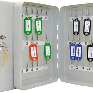WEDO Armoire à clés pour 36 clés, gris clair