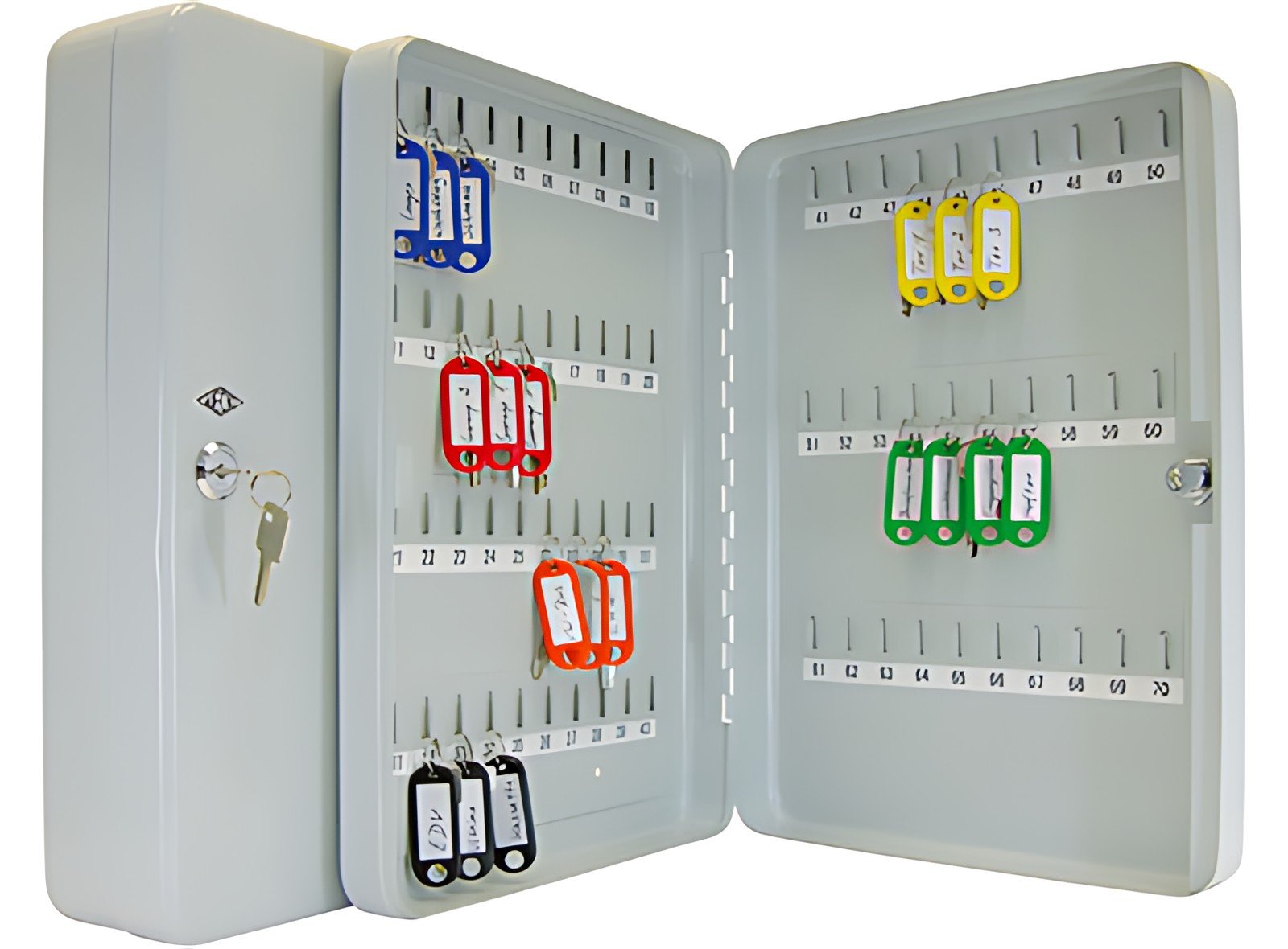 WEDO Armoire à clés pour 70 clés, gris clair