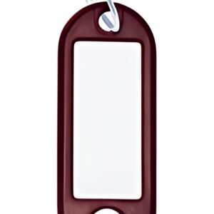 WEDO Porte-clés avec anneau, diamètre: 18 mm, marron