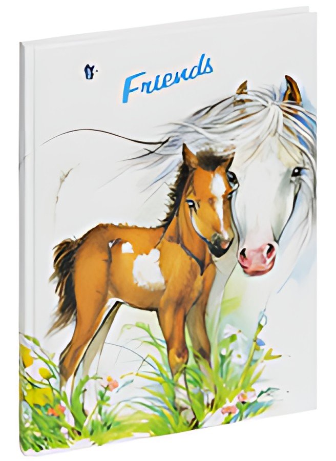 PAGNA Freundebuch "süßes Fohlen",  120 g/qm, 60 Blatt
