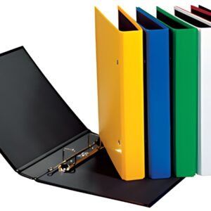 PAGNA classeur à anneaux "Basic Colours", jaune, format A5,