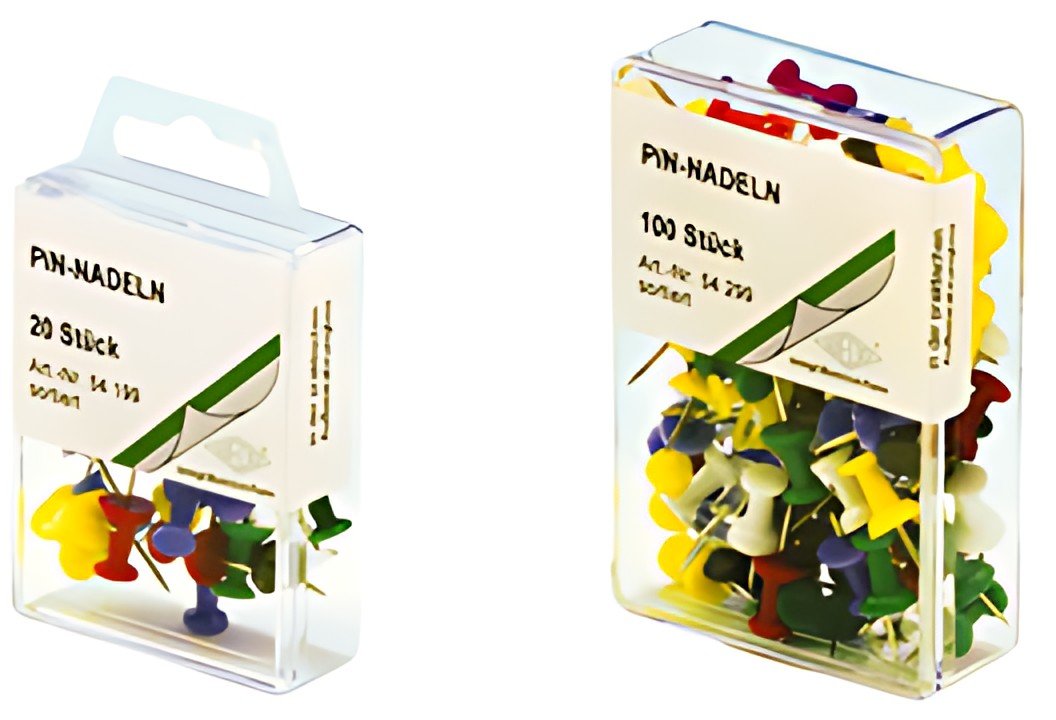 WEDO Punaise, grand paquet, noir