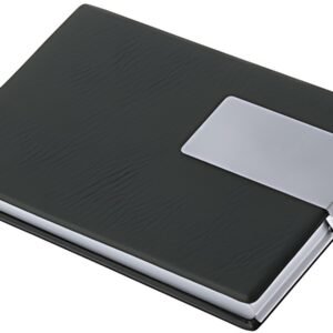 WEDO Boîte cartes de visite Good Deal, aluminium/PVC (noir)