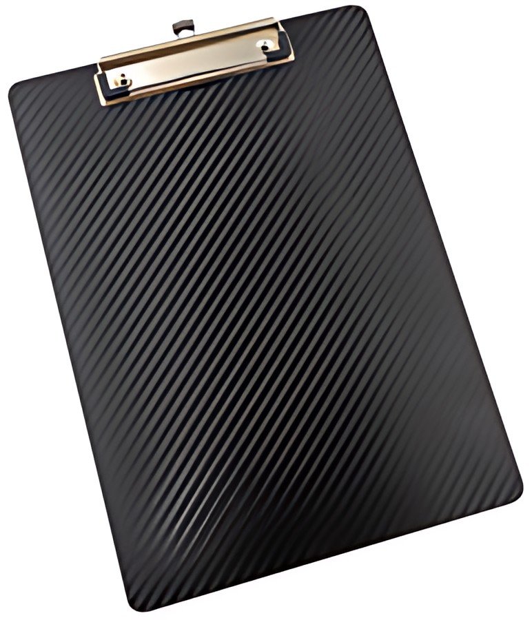 WEDO Porte-bloc aspect carbone, A4, en PP, noir
