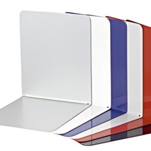 MAUL Serre-livres (L)120 x (P)140 x (H)140 mm, blanc