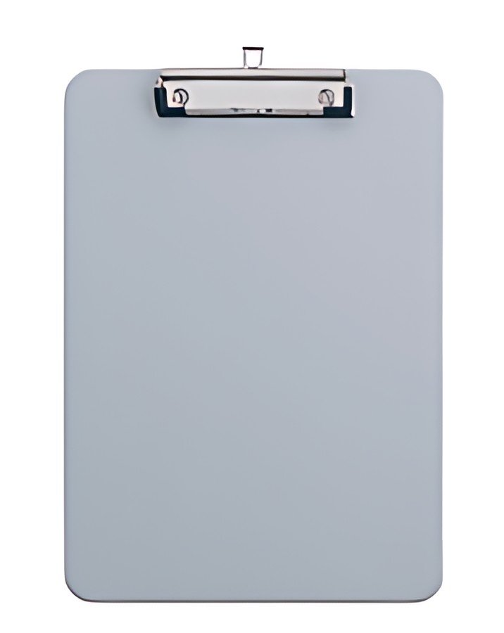 MAUL Porte-bloc en plastique, A4, transparent, pince