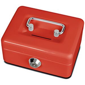 MAUL Caisse à monnaie avec fente, rouge