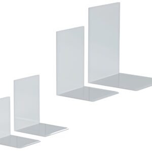 MAUL Serre-livres en acrylique, transparent, 80x100x100 mm
