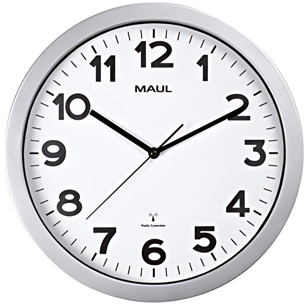 MAUL Horloge murale/horloge radio MAULstep, diamètre: 350mm