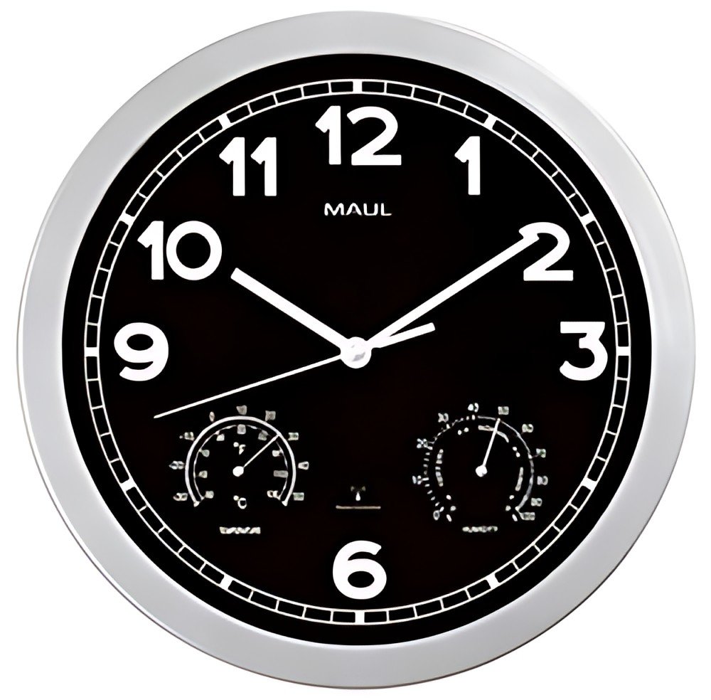 MAUL Horloge murale/horloge radio MAULdrive, diamètre: 300mm