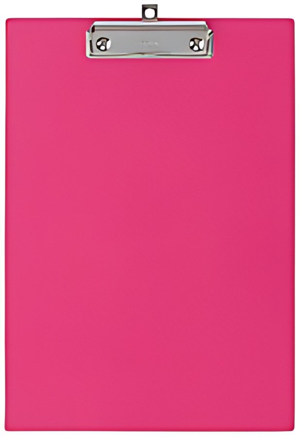 MAUL Porte-bloc, A4, plastifié, rose vif