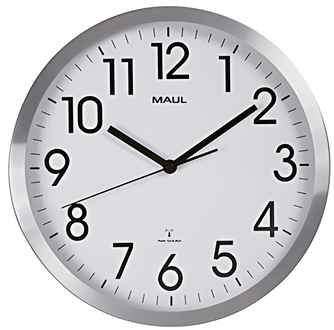 MAUL Horloge murale radio pilotée MAULmove, diamètre: 400 mm