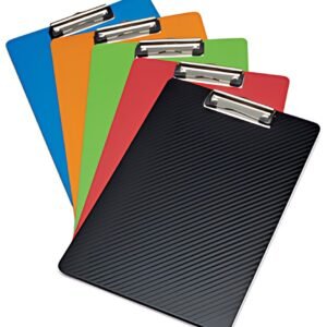 MAUL Porte-bloc avec pince MAULflexx, A4, noir / noir