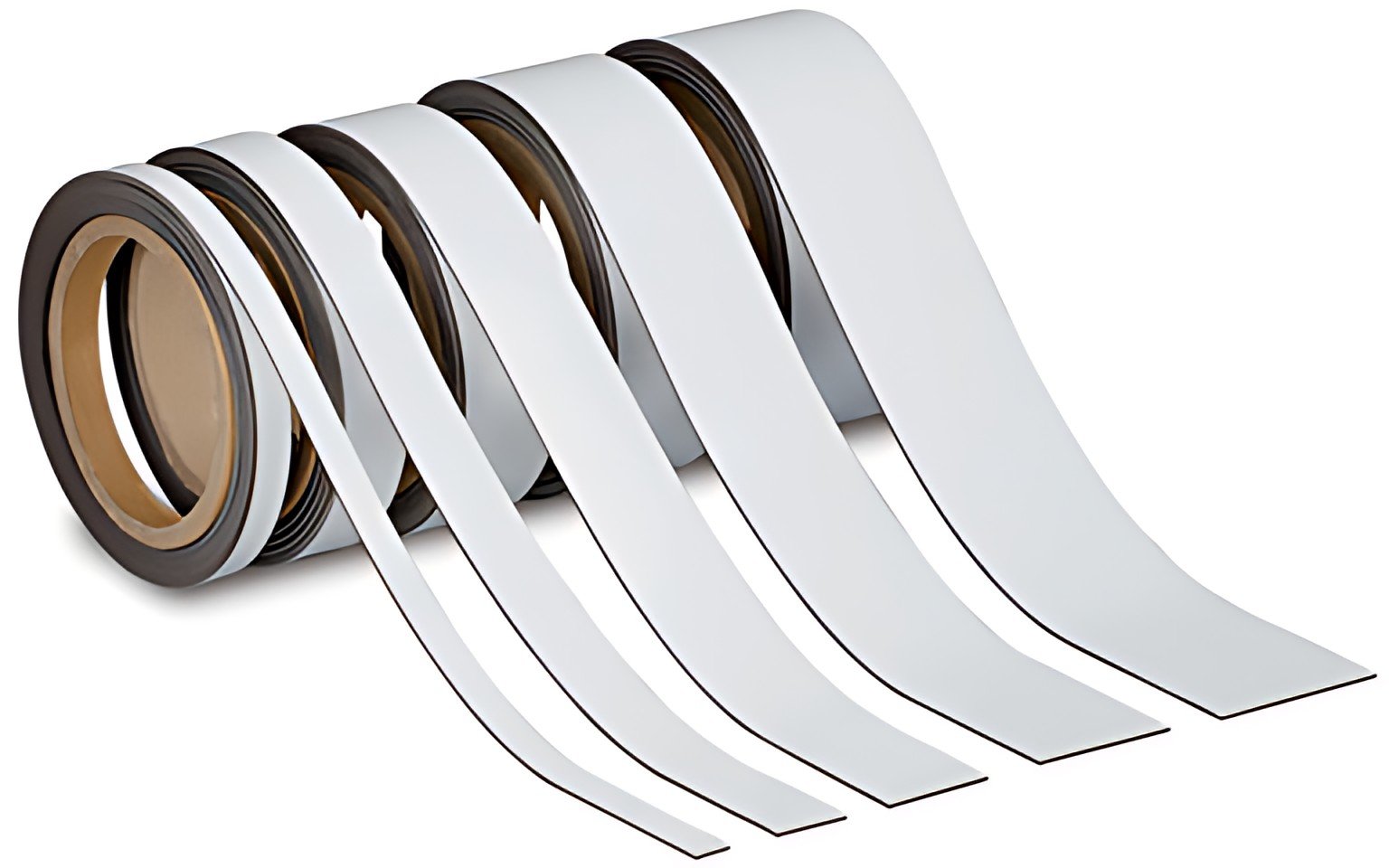 MAUL Ruban magnétique, 10 mm x 10 m, épaisseur: 1 mm, blanc