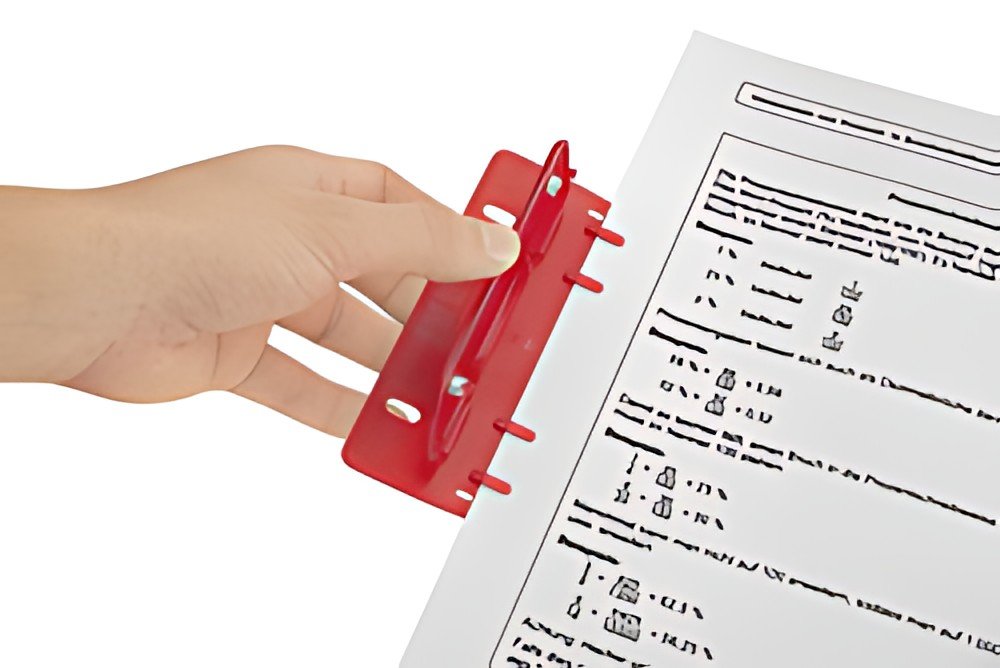 WEDO Perforateur de poche, capacité: 3 feuilles, bleu ICE