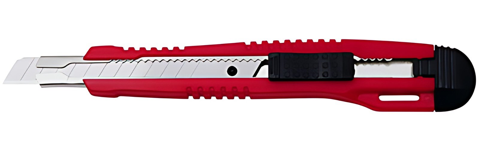 WEDO Cutter pro, lame: 9 mm, avec clip, rouge/noir