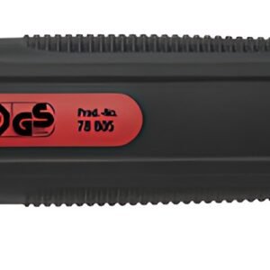 WEDO Cutter de sécurité Standard, lame trapèze, noir/rouge