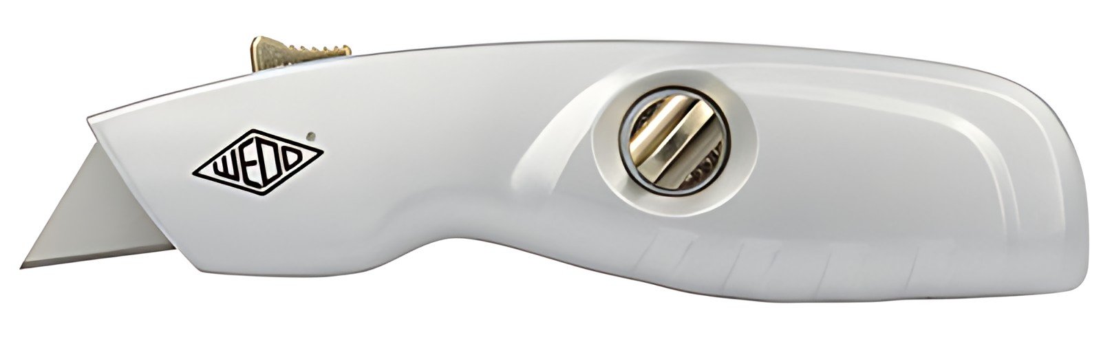 WEDO Cutter de sécurité ALU, lame trapèze, argent