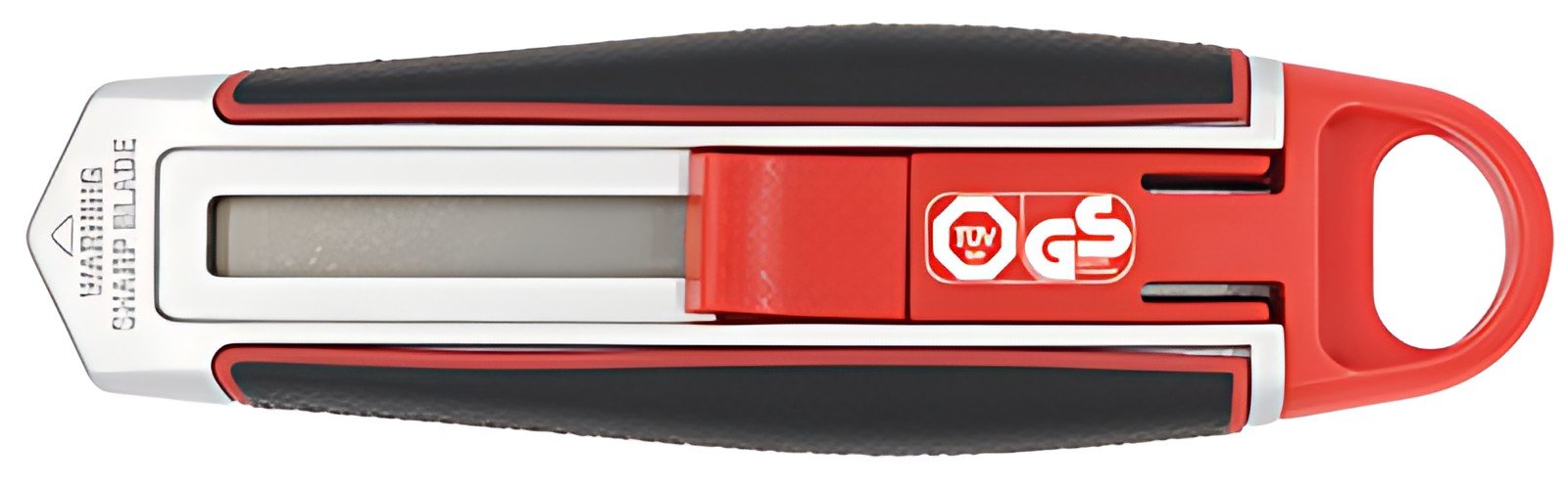 WEDO Cutter de sécurité Long Blade, lame: 18 mm, rouge/noir