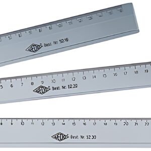 WEDO Règle plate, 200 mm, en plastique, transparente