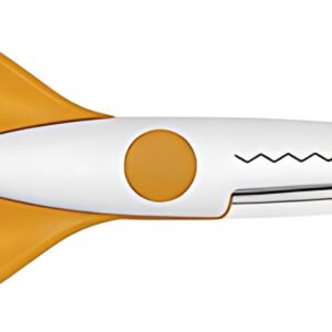 WEDO Ciseaux cranteurs, découpe Zig Zag, orange