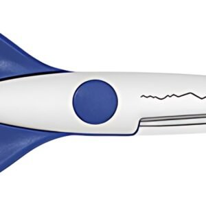 WEDO Ciseaux cranteurs , découpe forme coloniale, bleu